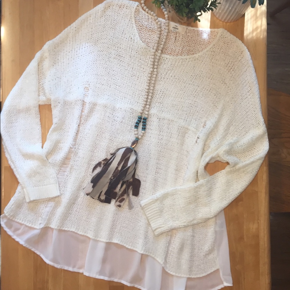 Entro distressed sweater